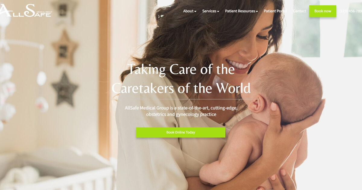 Website designed by Onspire for AllSafe Medical Group