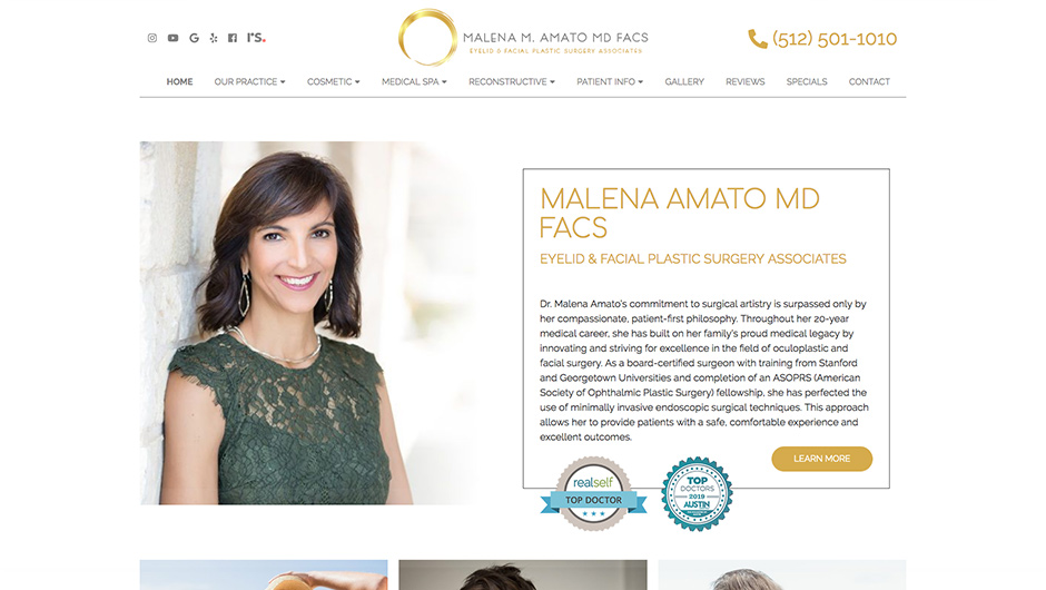 Website designed by Onspire for Malena Amato, MD FACS