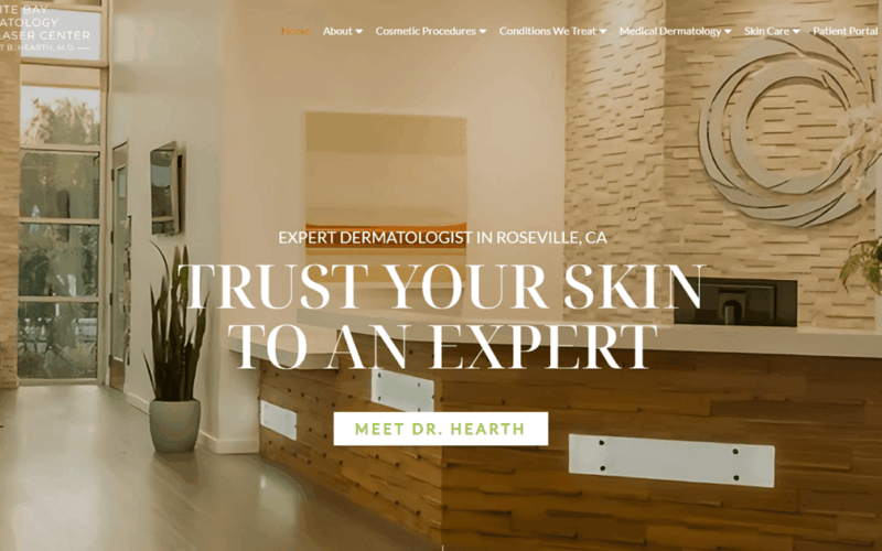 Website designed by Onspire for Granite Bay Dermatology and Laser Center