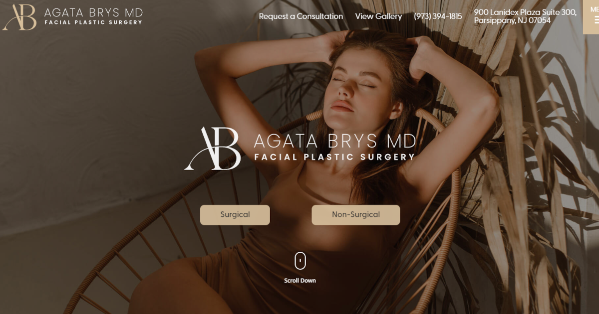 Website designed by Onspire for Agata Brys, MD Facial Plastic Surgery