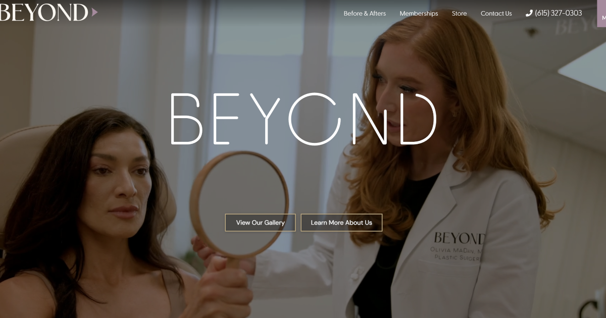 Website designed by Onspire for BEYOND Collective
