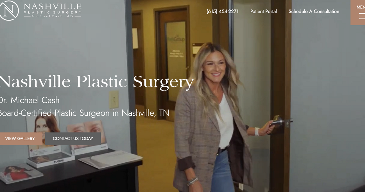 Website designed by Onspire for Nashville Plastic Surgery