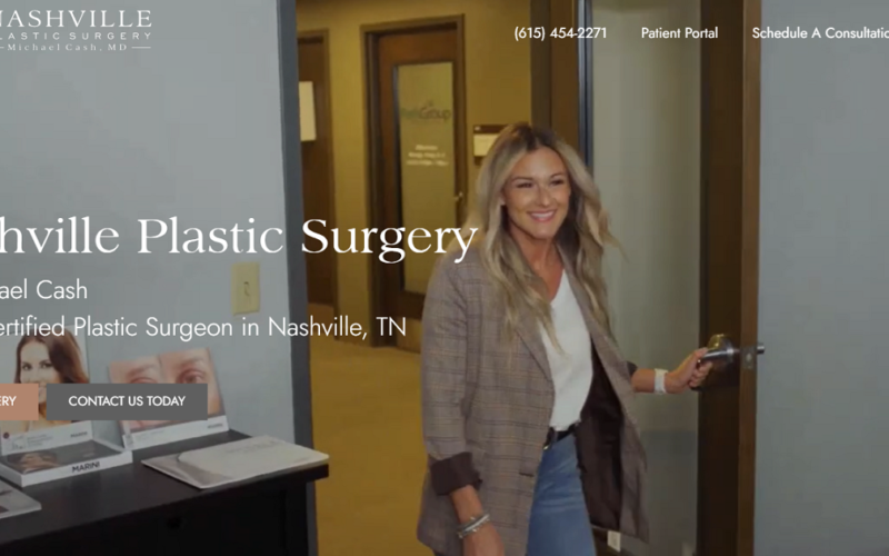 Website designed by Onspire for Nashville Plastic Surgery
