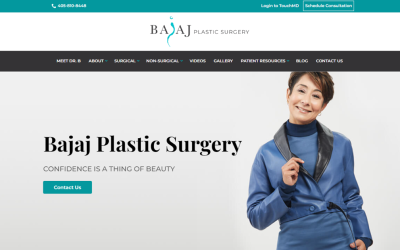 Website designed by Onspire for Bajaj Plastic Surgery