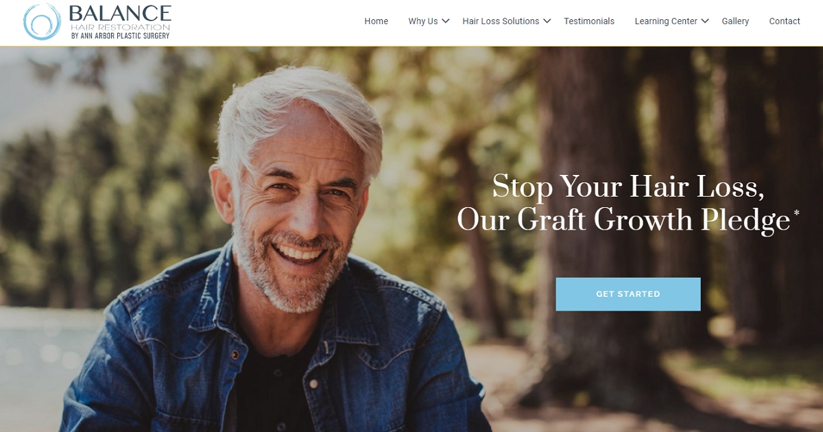 Website designed by Onspire for Balance Hair Restoration