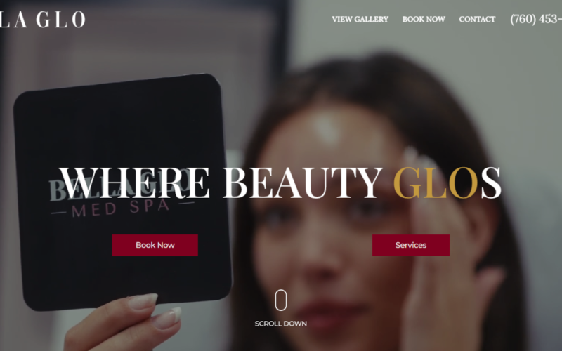 Website designed by Onspire for Bella Glo Medical Aesthetics & Wellness