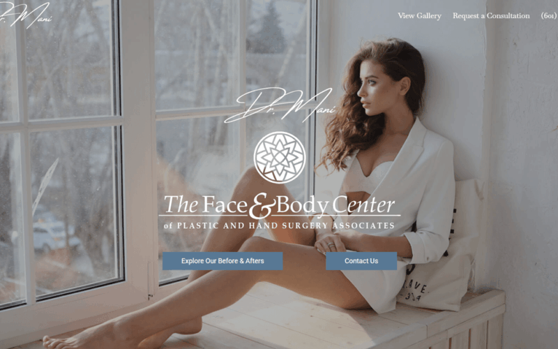 Website designed by Onspire for Dr. Mani Plastics