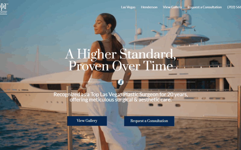 Website designed by Onspire for SurgiSpa Cosmetic and Plastic Surgery
