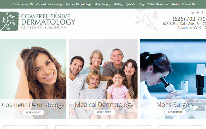 Website designed by Onspire for Comprehensive Dermatology Center