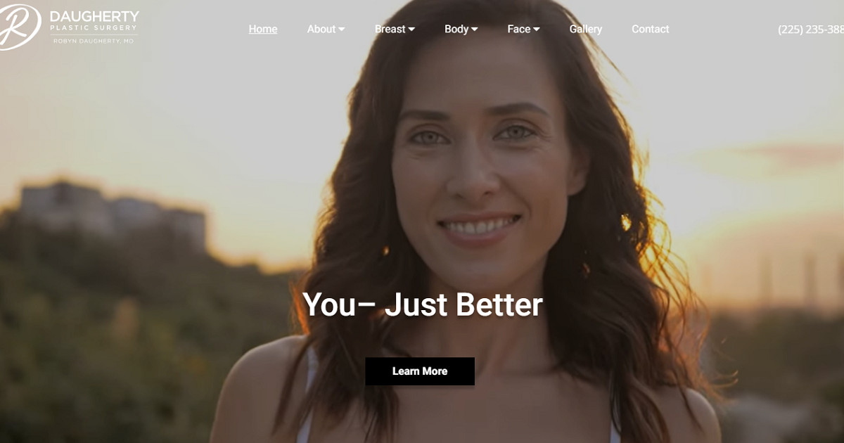 Website designed by Onspire for Daugherty Plastic Surgery