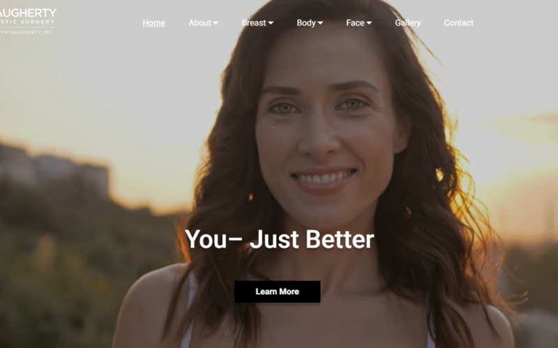 Website designed by Onspire for Daugherty Plastic Surgery