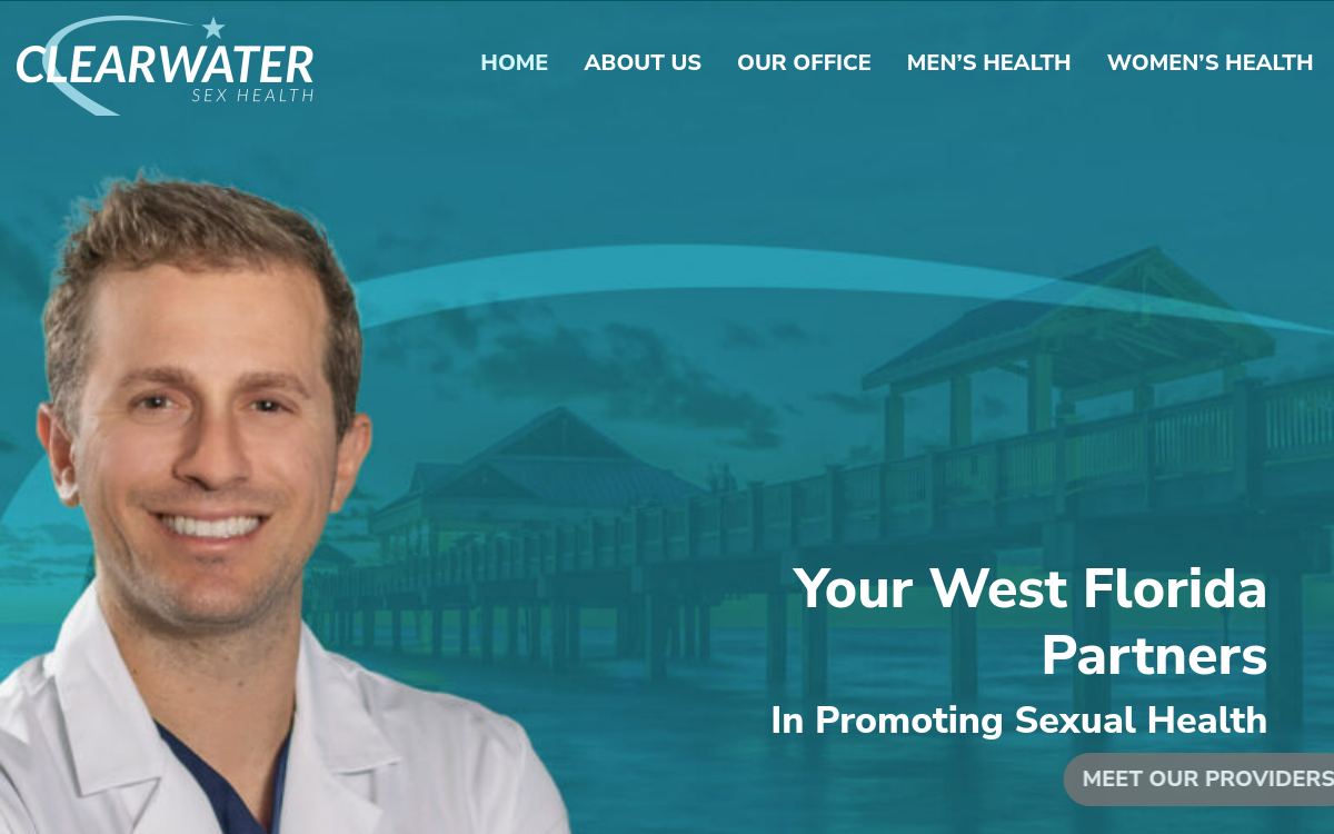Website homepage of Jonathan Beilan MD