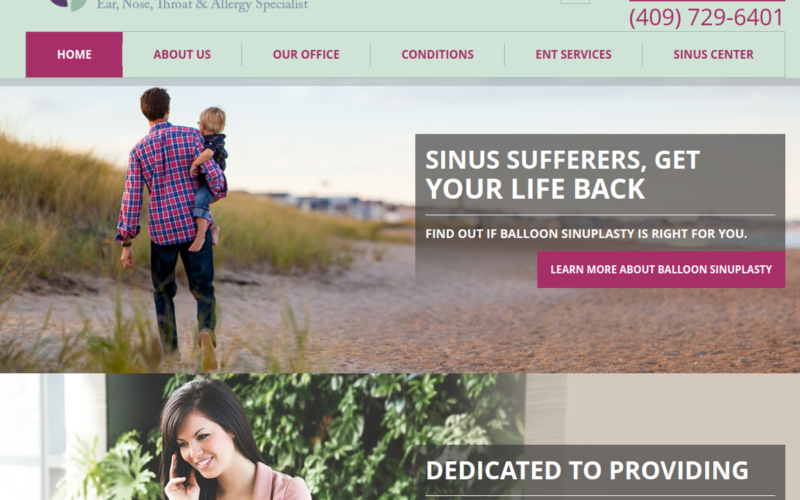 Website homepage of M Boyd Herndon, DO, PA