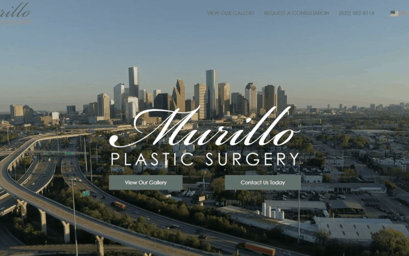 Website designed by Onspire for Murillo Plastic Surgery
