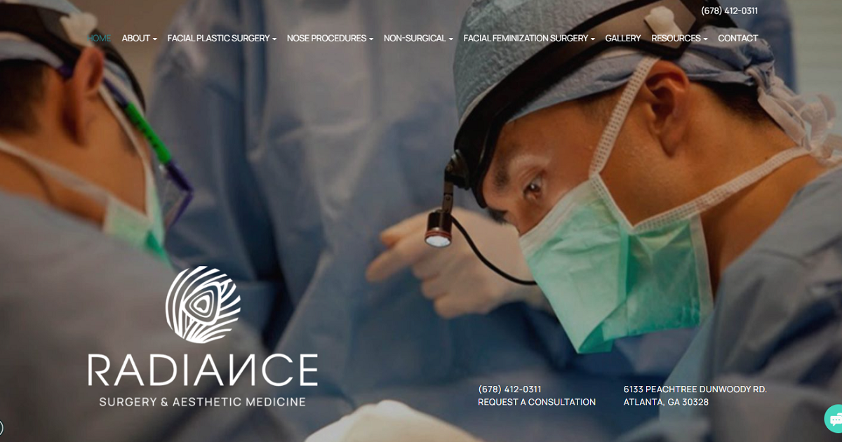Website designed by Onspire for Radiance Surgery & Aesthetic Medicine