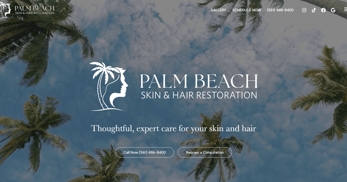 Website designed by Onspire for Palm Beach Skin & Hair Restoration