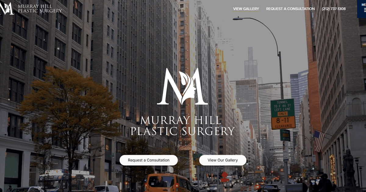 Website designed by Onspire for Murray Hill Plastic Surgery
