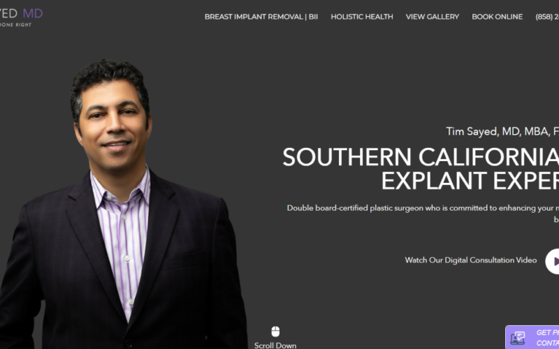 Website designed by Onspire for Tim Sayed, MD