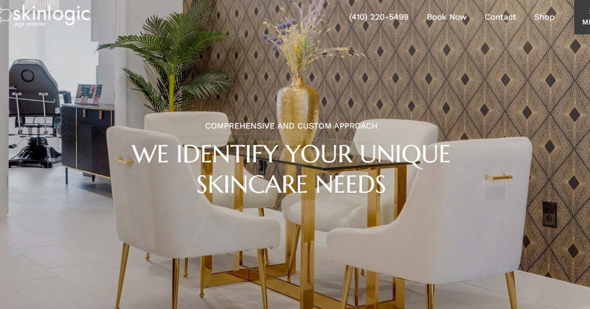 Website designed by Onspire for Skinlogic