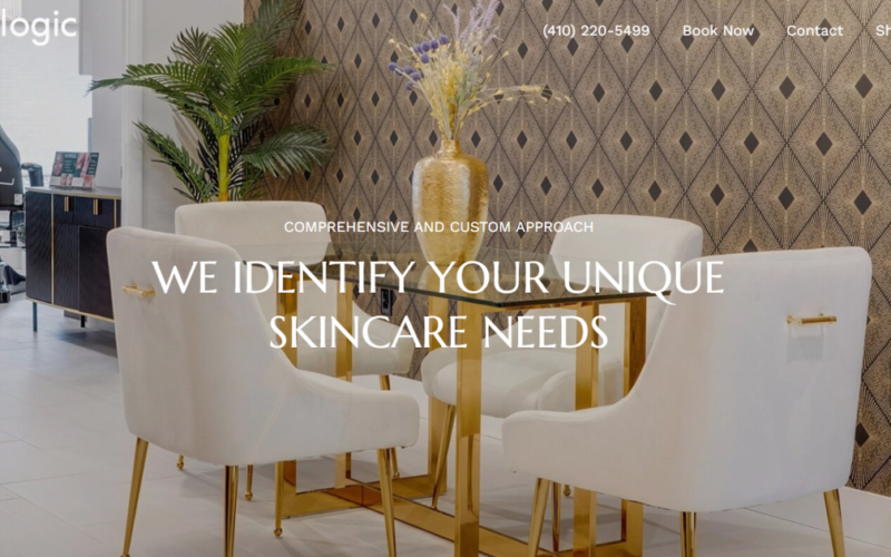Website designed by Onspire for Skinlogic
