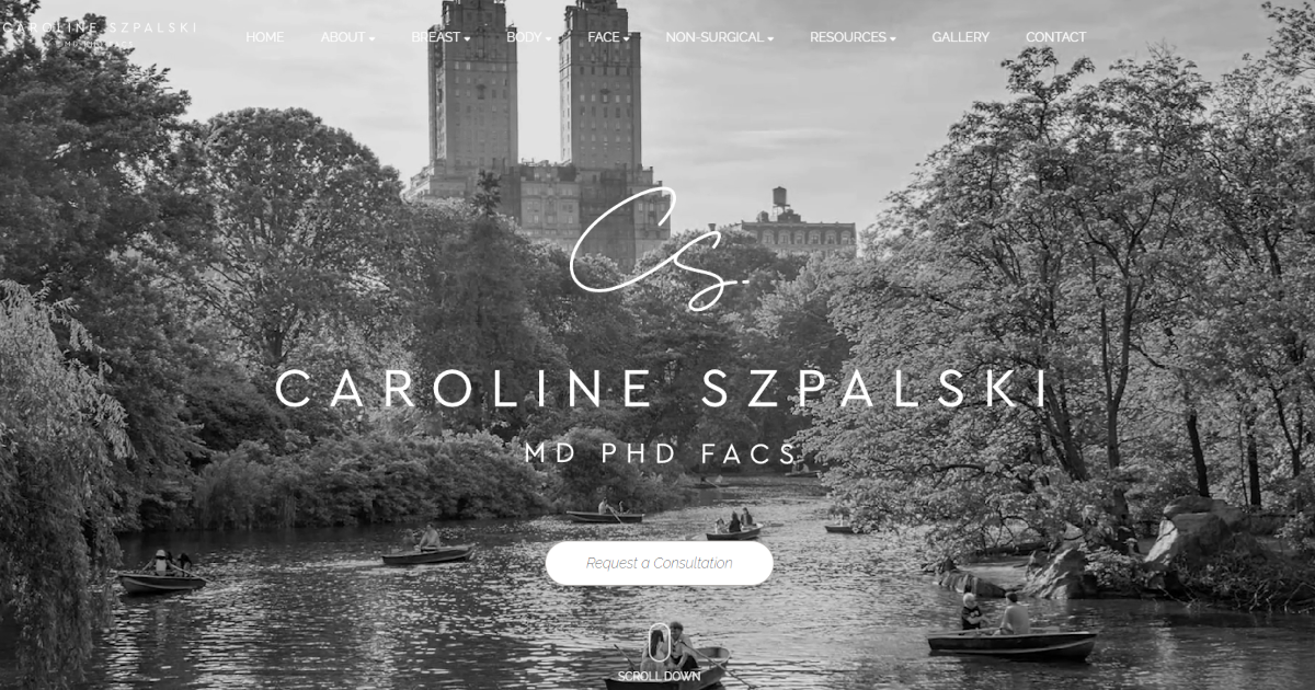 Website designed by Onspire for Dr. Caroline Szpalski, MD PhD FACS