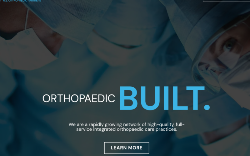 Website homepage of USOP
