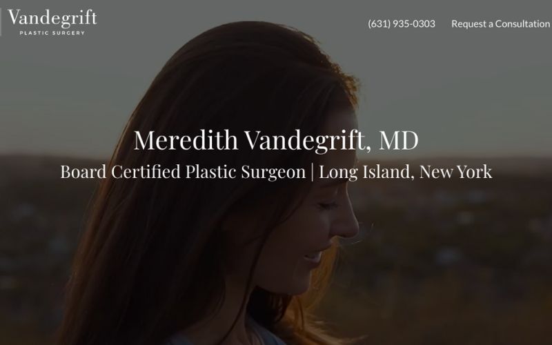 Website designed by Onspire for Vandegrift Plastic Surgery