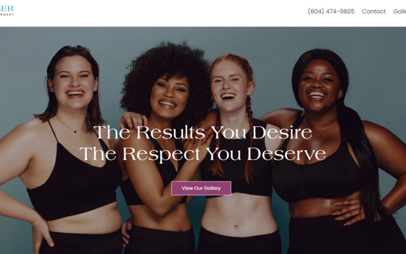 Website designed by Onspire for Zinsser Plastic Surgery