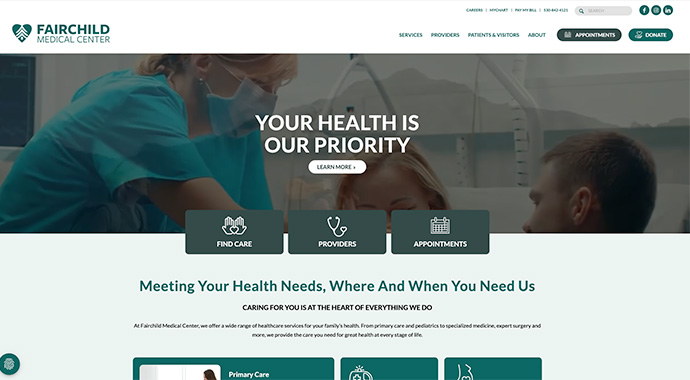 fairchildmed.org website